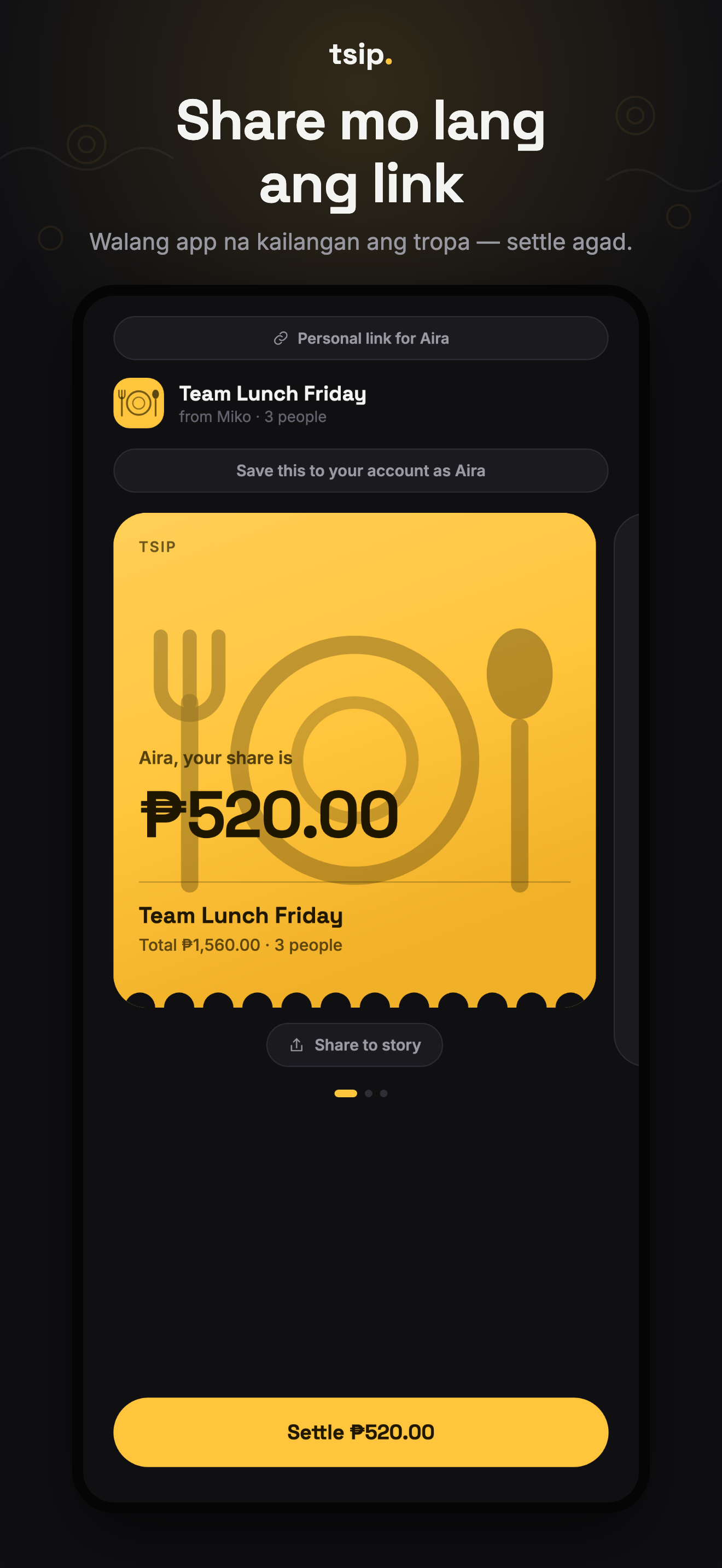 Ang tropa? Link lang, walang install